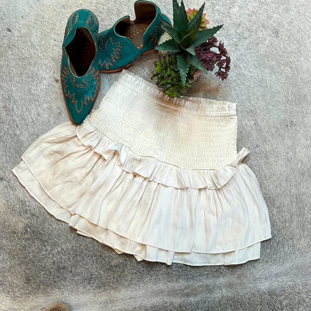 MUSTARD SEED SKORT - Cream